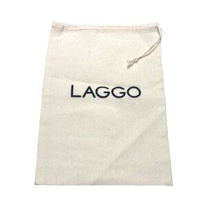 LAGGO Cream Drawstring Cotton Dust Bag
